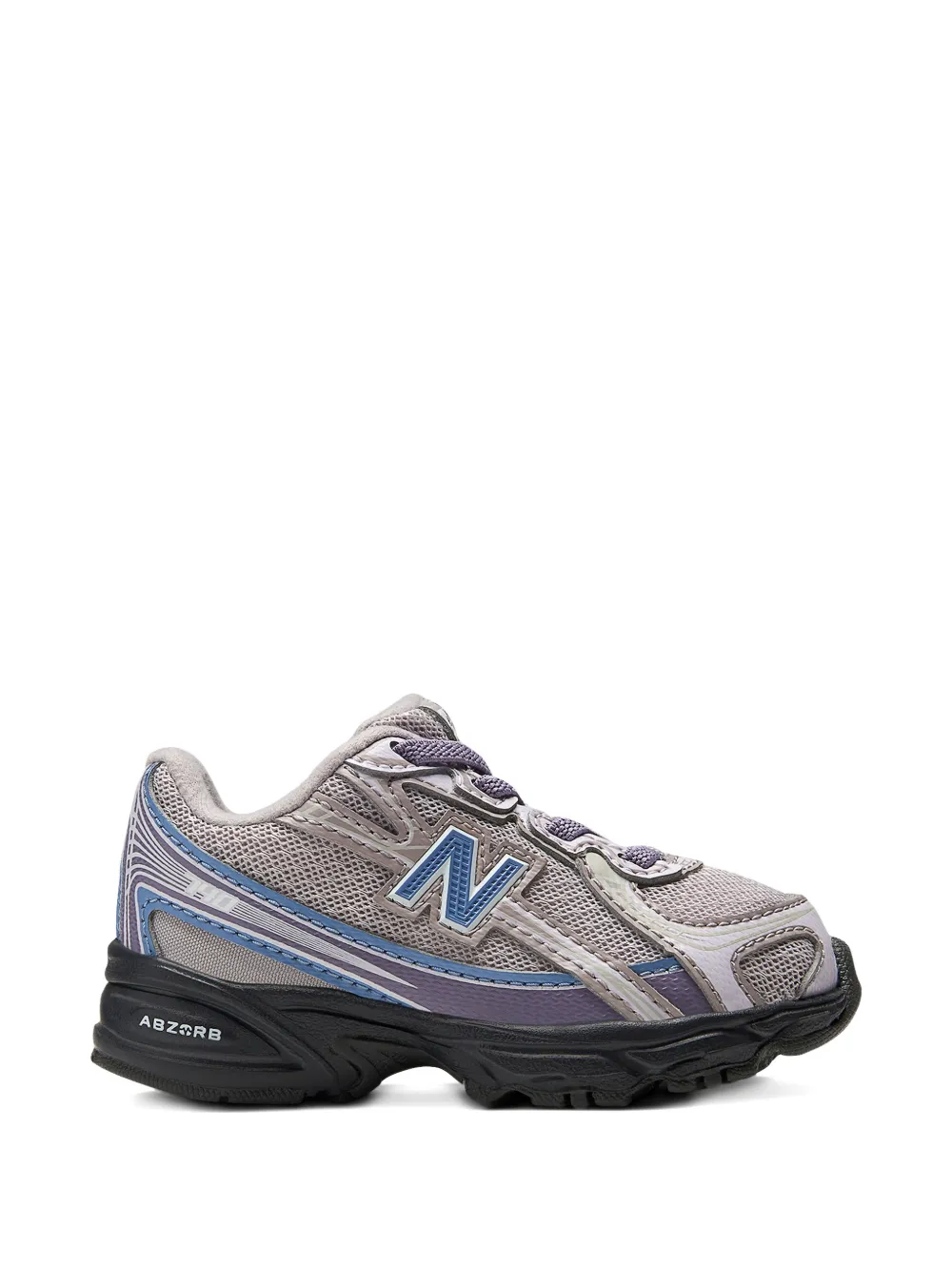 New Balance Kids 740 sneakers met bungee-veters en mesh Grijs