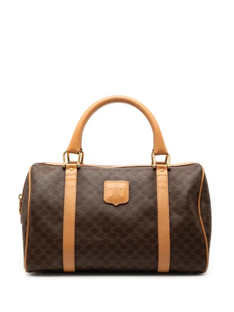 Celine Pre-Owned Borsa tote Boston in tela cerata Macadam 2014