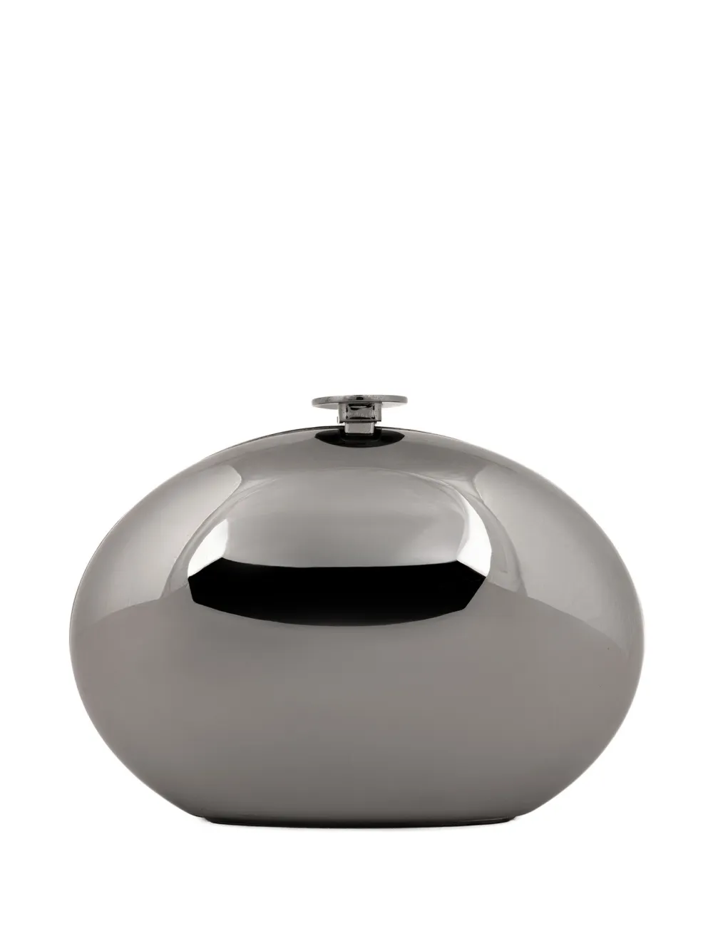 Gemy Maalouf metallic-effective clutch bag - Grijs