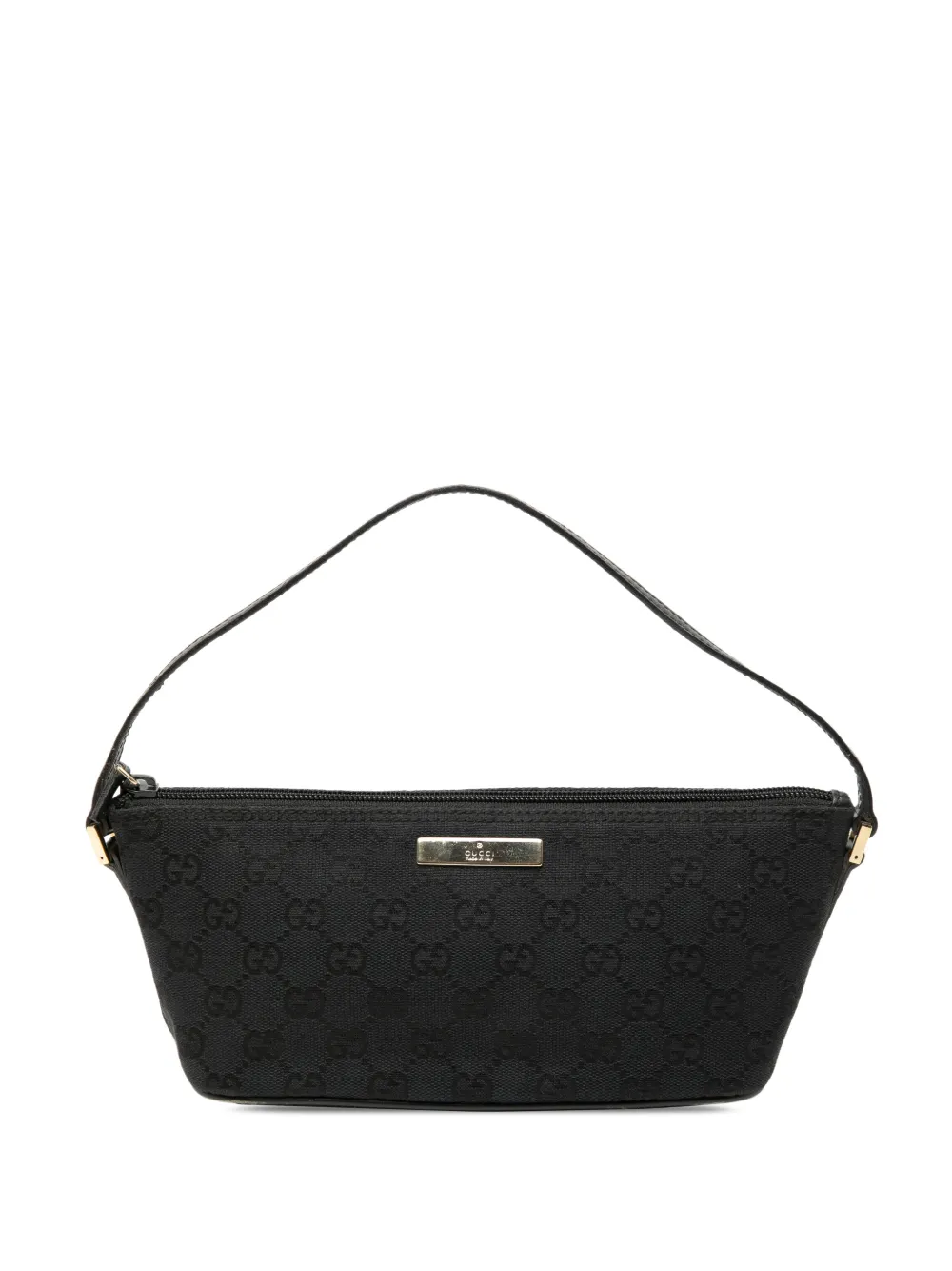 Gucci Pre-Owned 2000-2015 GG Canvas Boat shoulder bag - Nero