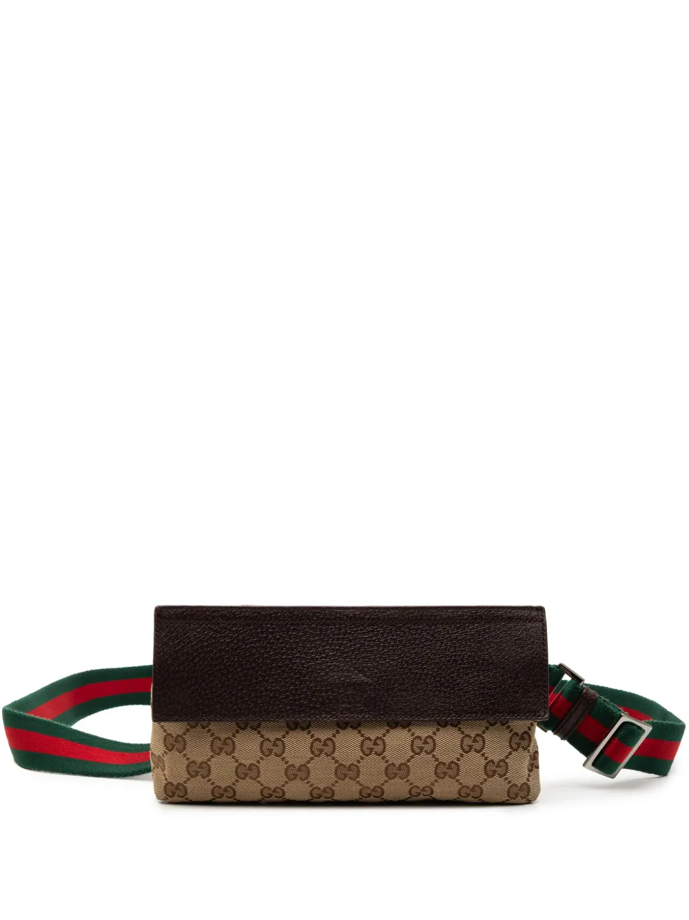 Gucci Pre-Owned 2000-2015 GG Canvas Web crossbody bag - Marrone