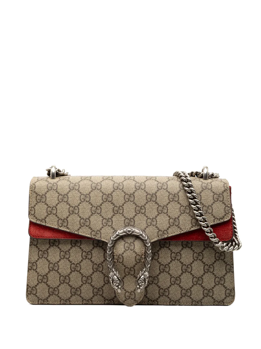 Gucci Pre-Owned 2016-2025 Medium GG Supreme Dionysus shoulder bag - Marrone