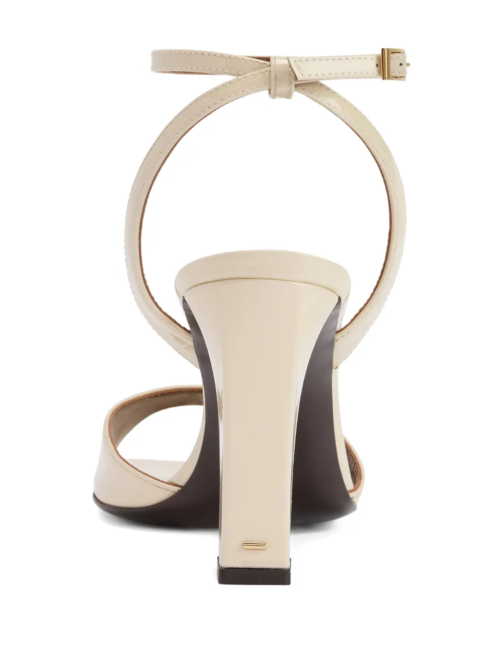 Giuseppe Zanotti Venice sandalen met open neus en enkelband Beige