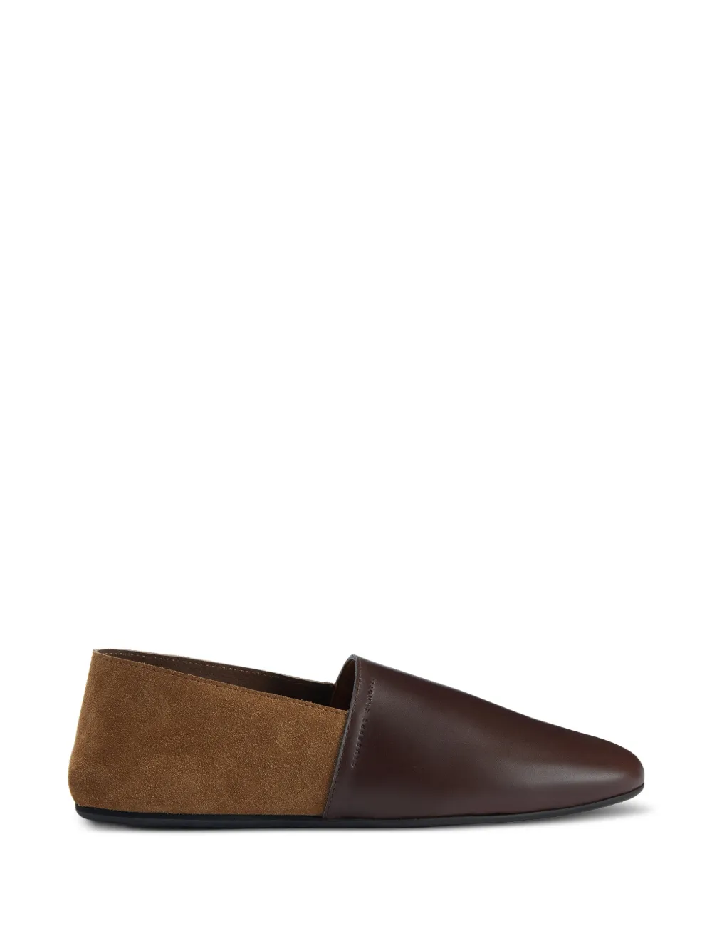Giuseppe Zanotti Loafers met colourblocking Bruin