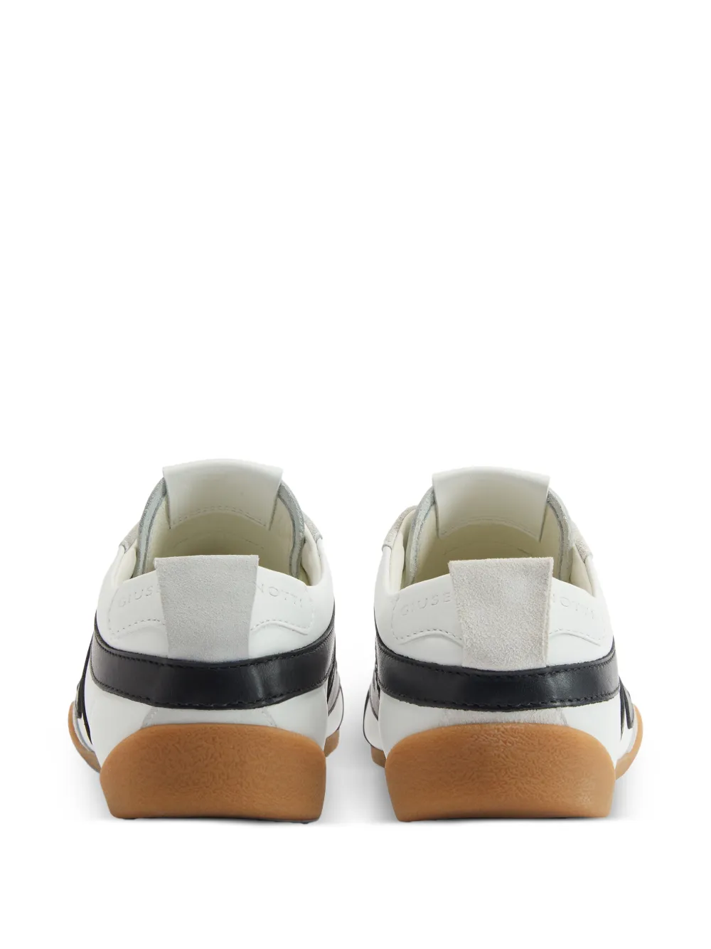 Giuseppe Zanotti Signature suède leren sneakers Wit