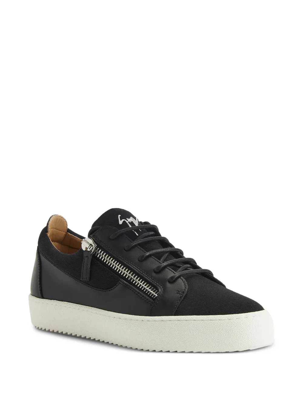 Giuseppe Zanotti Frankie sneakers met rits Zwart