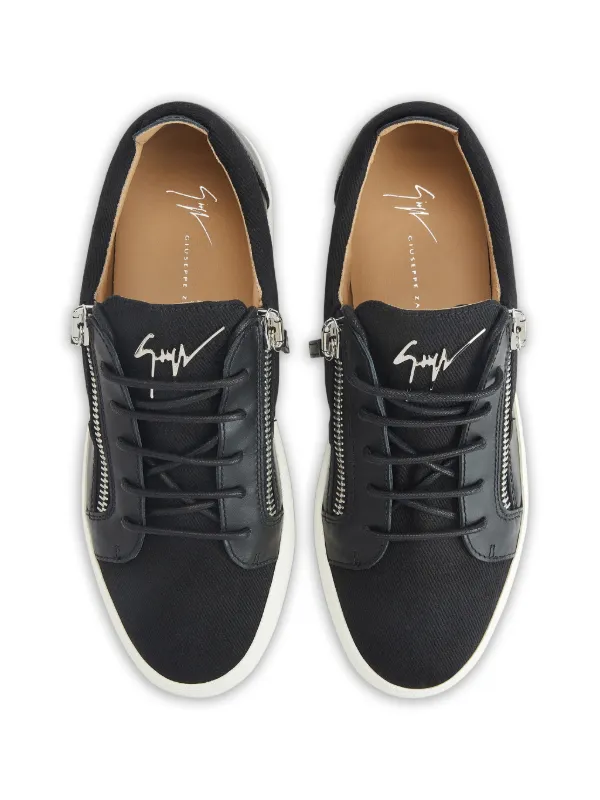 Giuseppe Zanotti Frankie Zip Sneakers | Black | FARFETCH RO