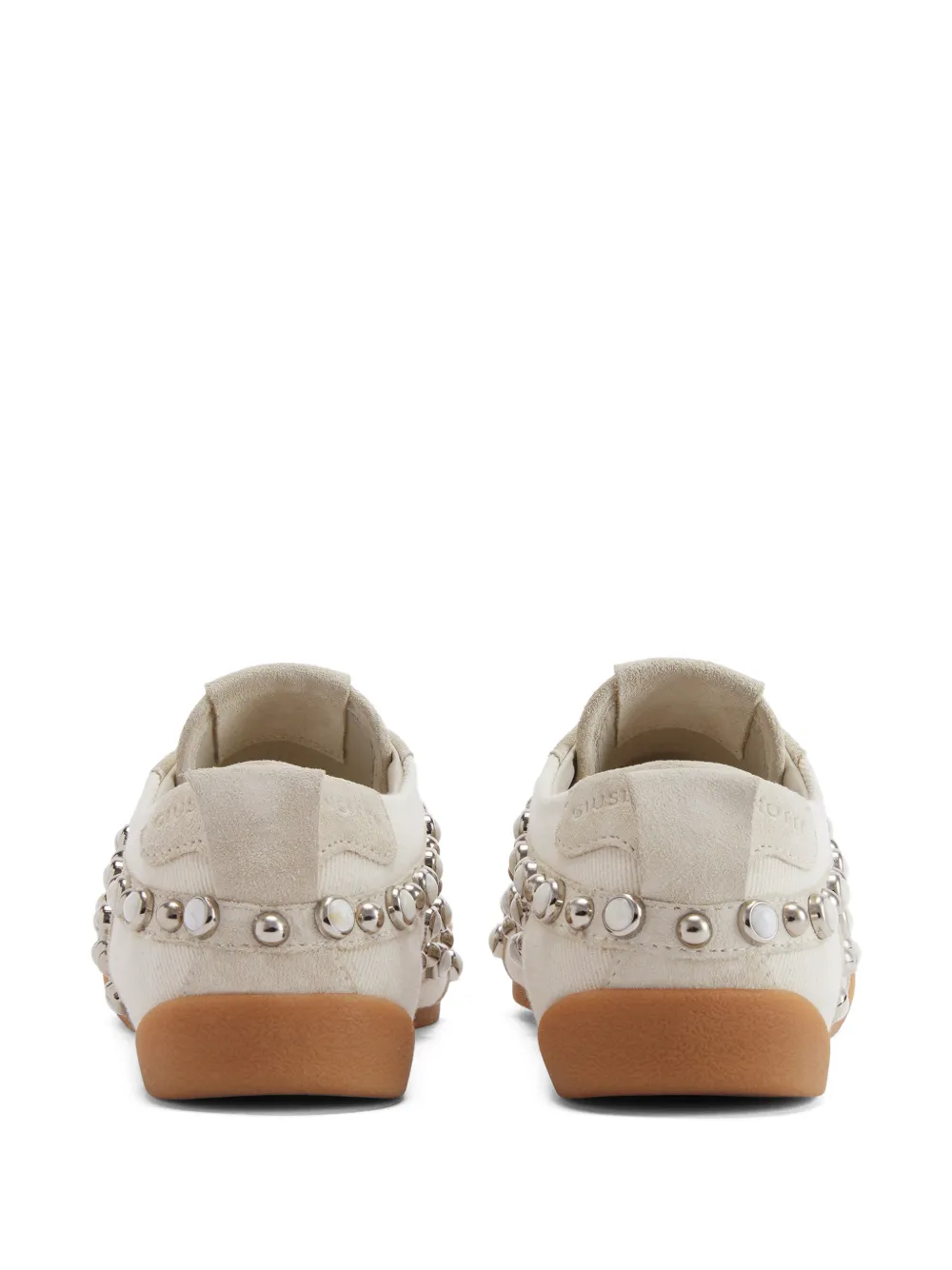  Giuseppe Zanotti Hammered-effect Metal Leather Gz Day And Night Shoulder Bag - Neutrals 