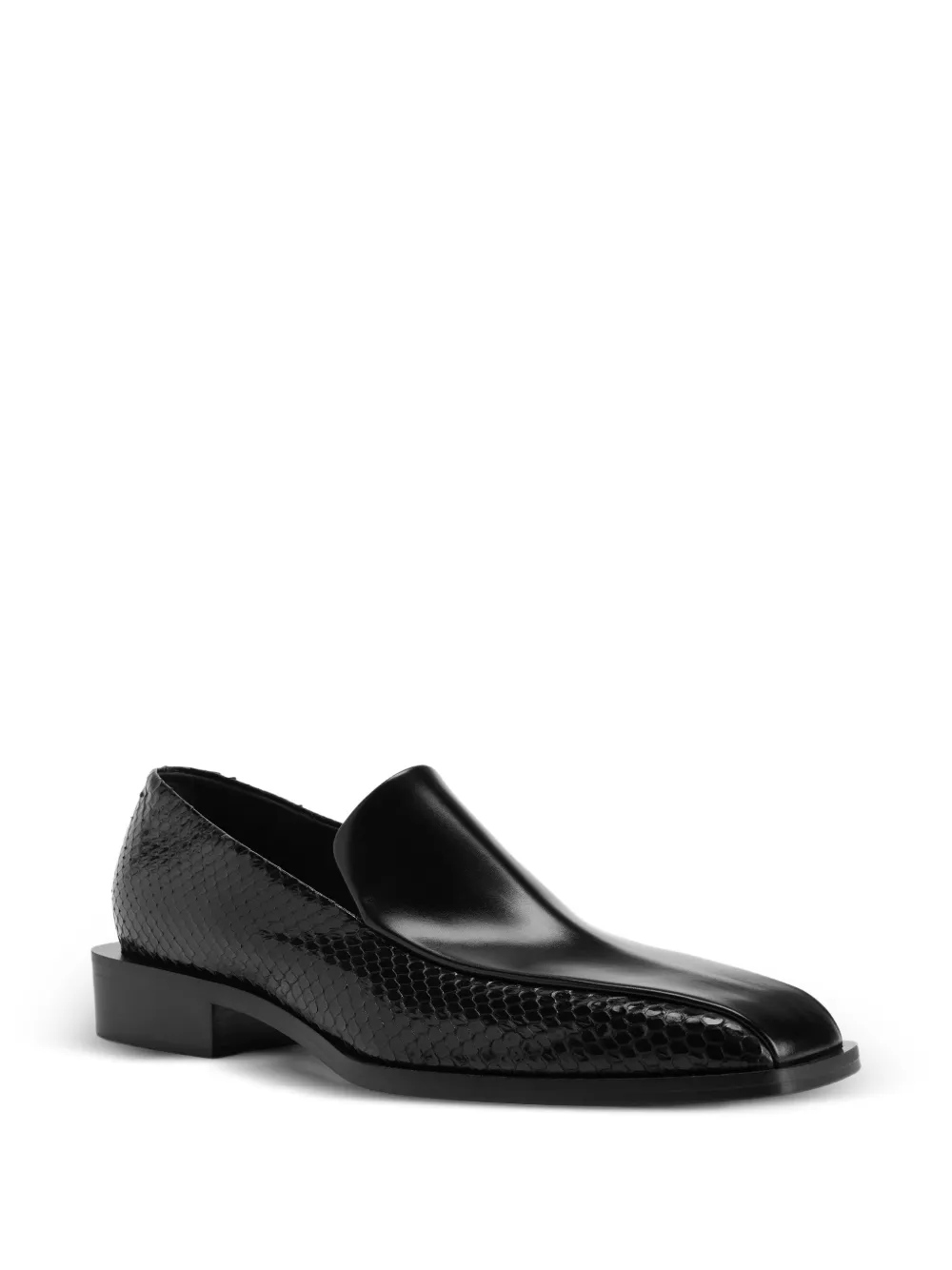 Giuseppe Zanotti Gz-Lucky loafers met vierkante neus Zwart
