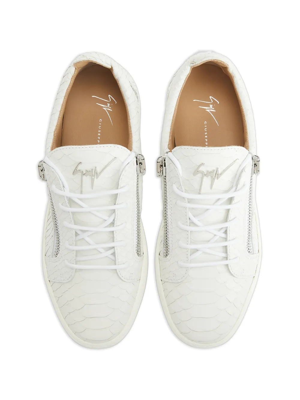 Giuseppe Zanotti Frankie sneakers met print Wit