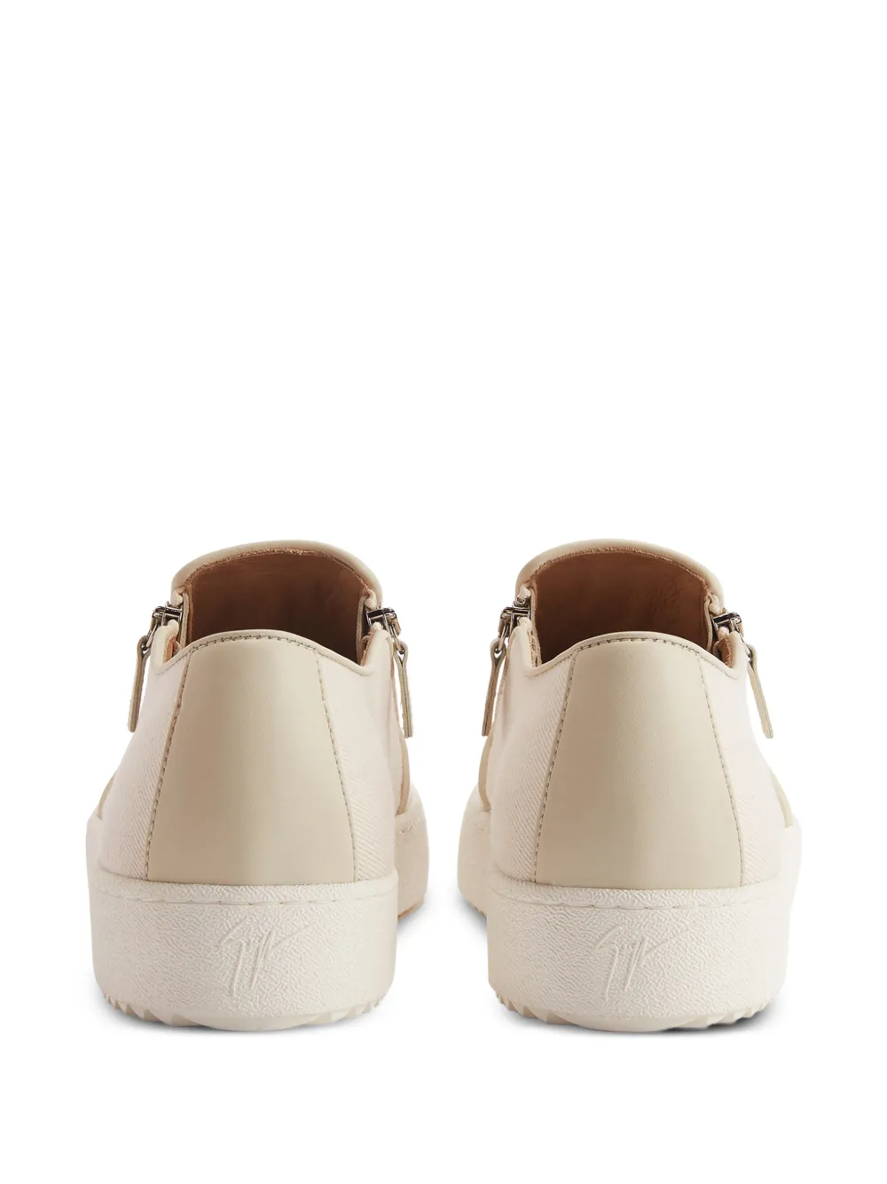 Giuseppe Zanotti Gz-Cobe sneakers met ritssluiting Beige
