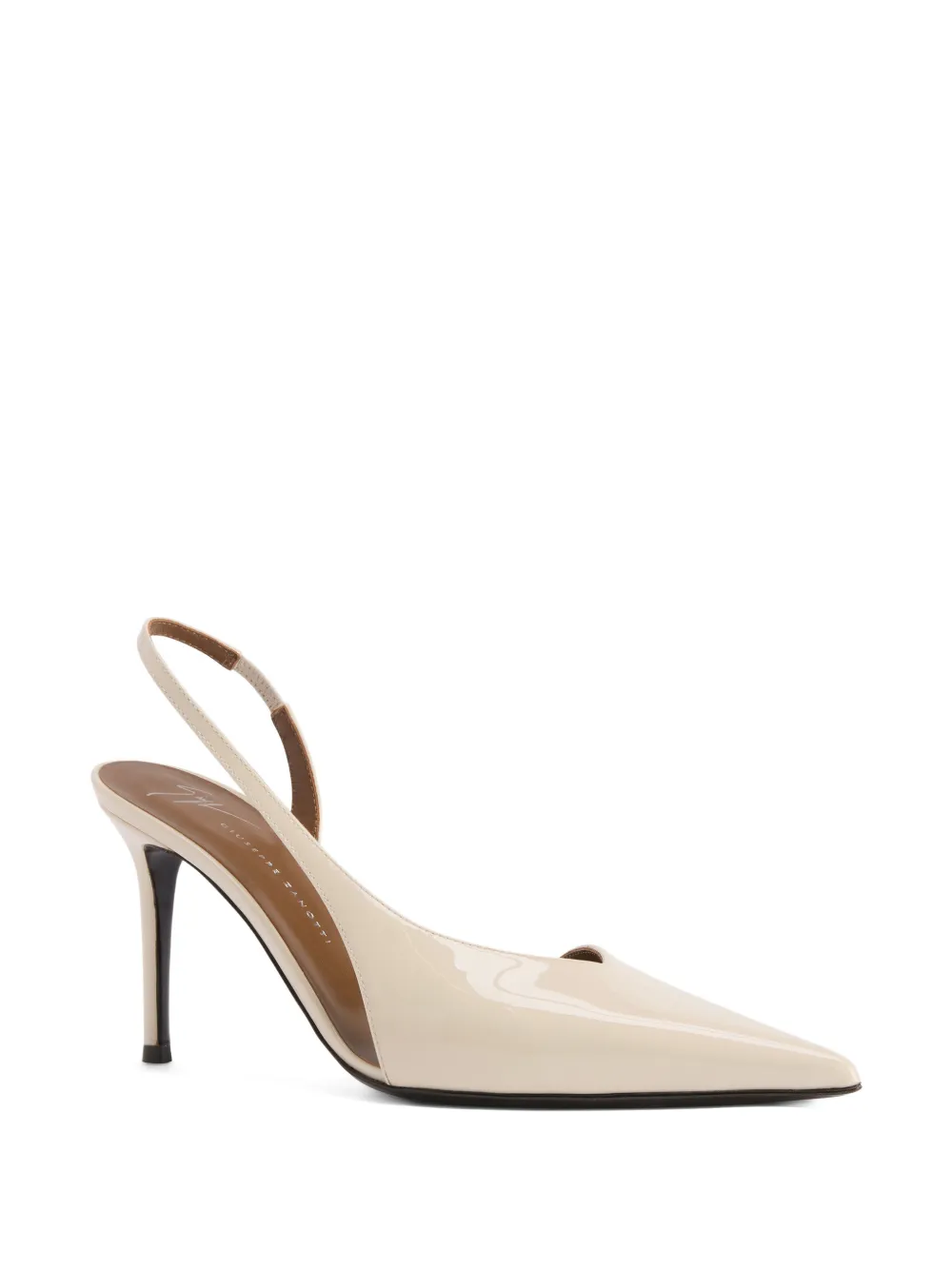 Giuseppe Zanotti Desiree asymmetrisch slingback pumps Beige
