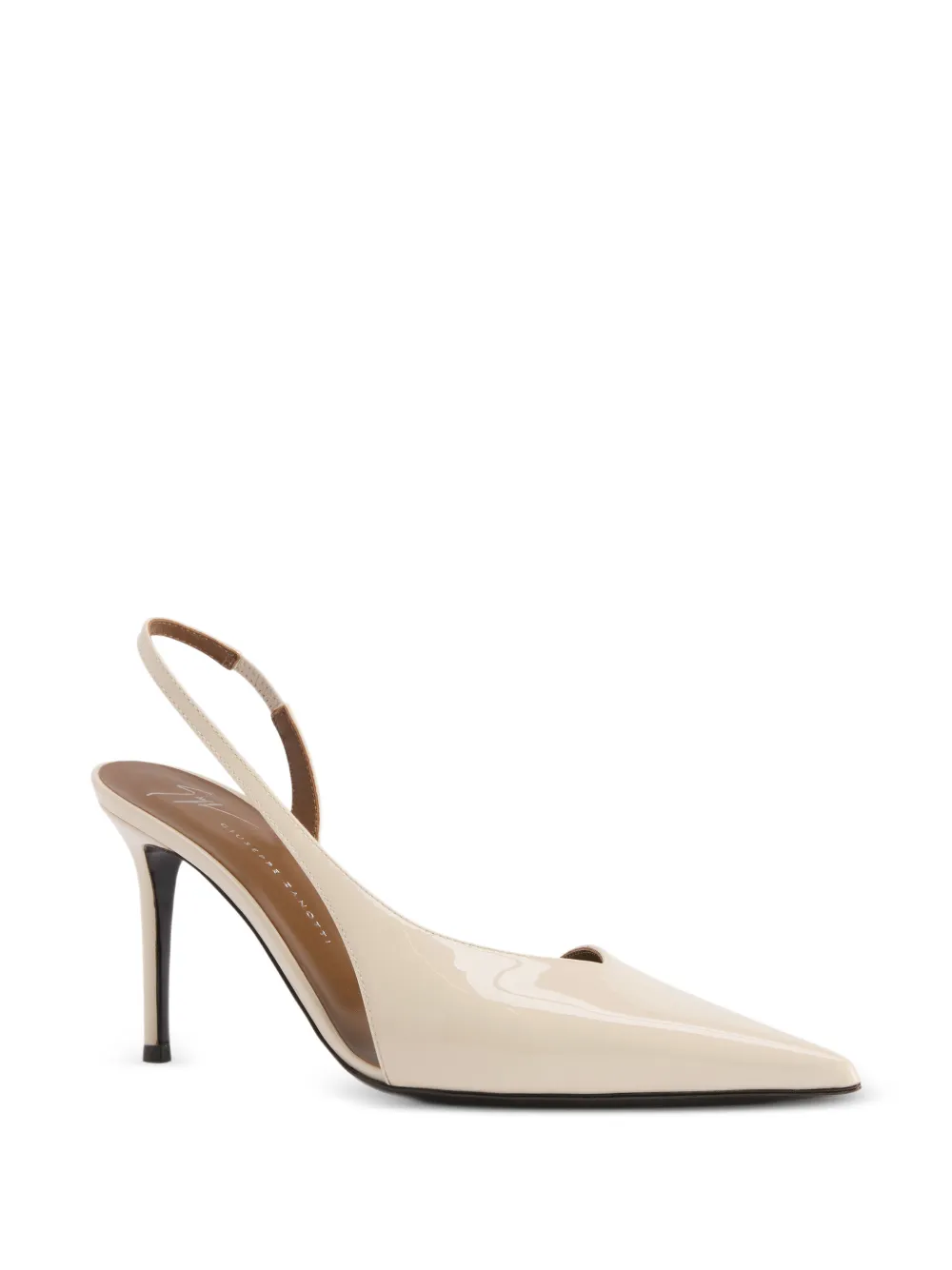 Giuseppe Zanotti Desiree asymmetrisch slingback pumps Beige