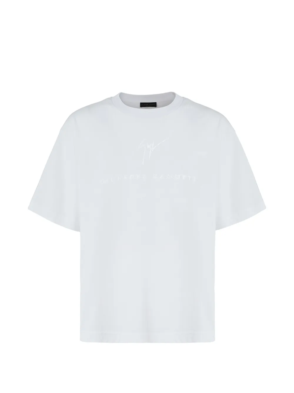 Giuseppe Zanotti T-shirt Lr-67 girocollo con logo - Bianco