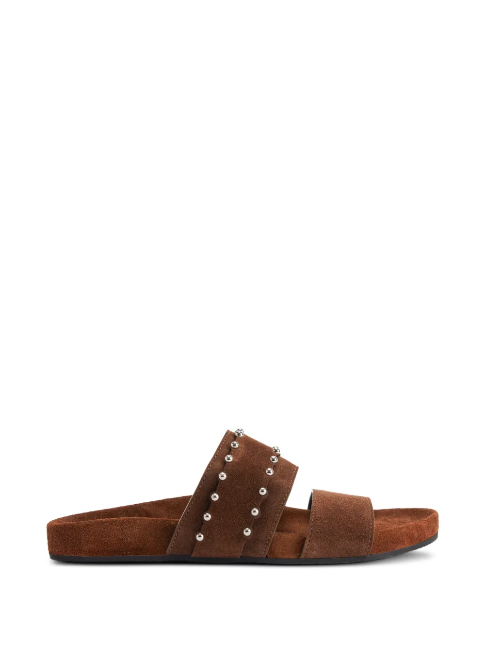 Giuseppe Zanotti Sandali Ryan con borchie - Marrone