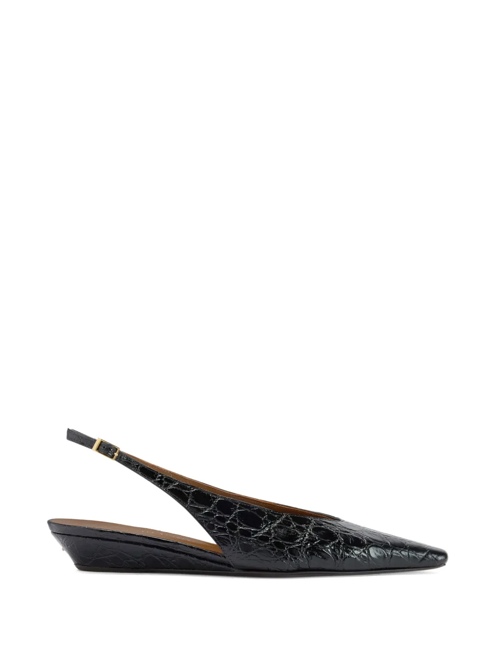 Giuseppe Zanotti Pumps Virginia con stampa coccodrillo - Nero