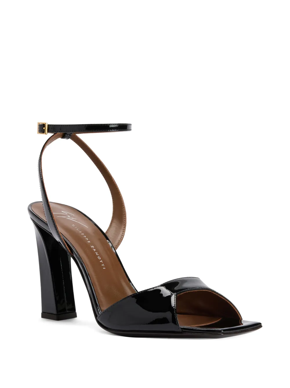 Giuseppe Zanotti Venice sandalen met vierkante neus Zwart