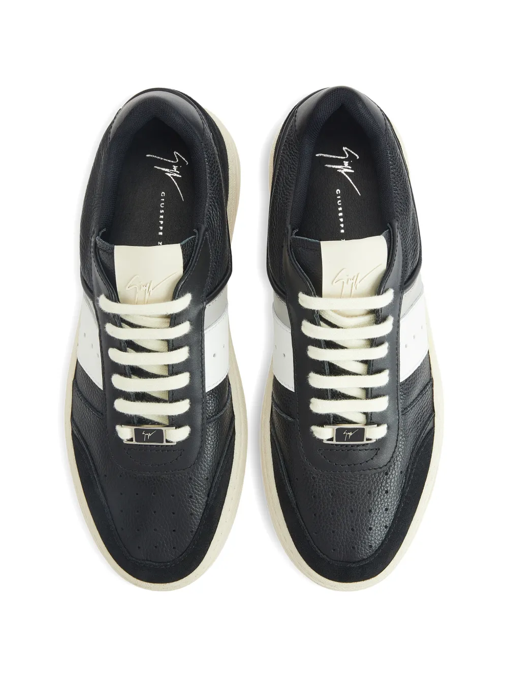 Giuseppe Zanotti lace-up sneakers Zwart