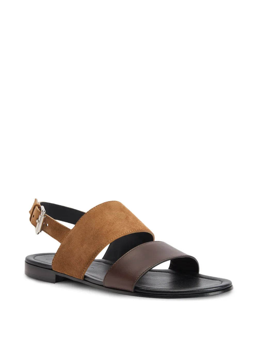 Giuseppe Zanotti Maratea sandalen met dubbele band Bruin