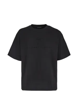 Comme Des Garçons Shirt アシンメトリージップ Tシャツ | ブラック