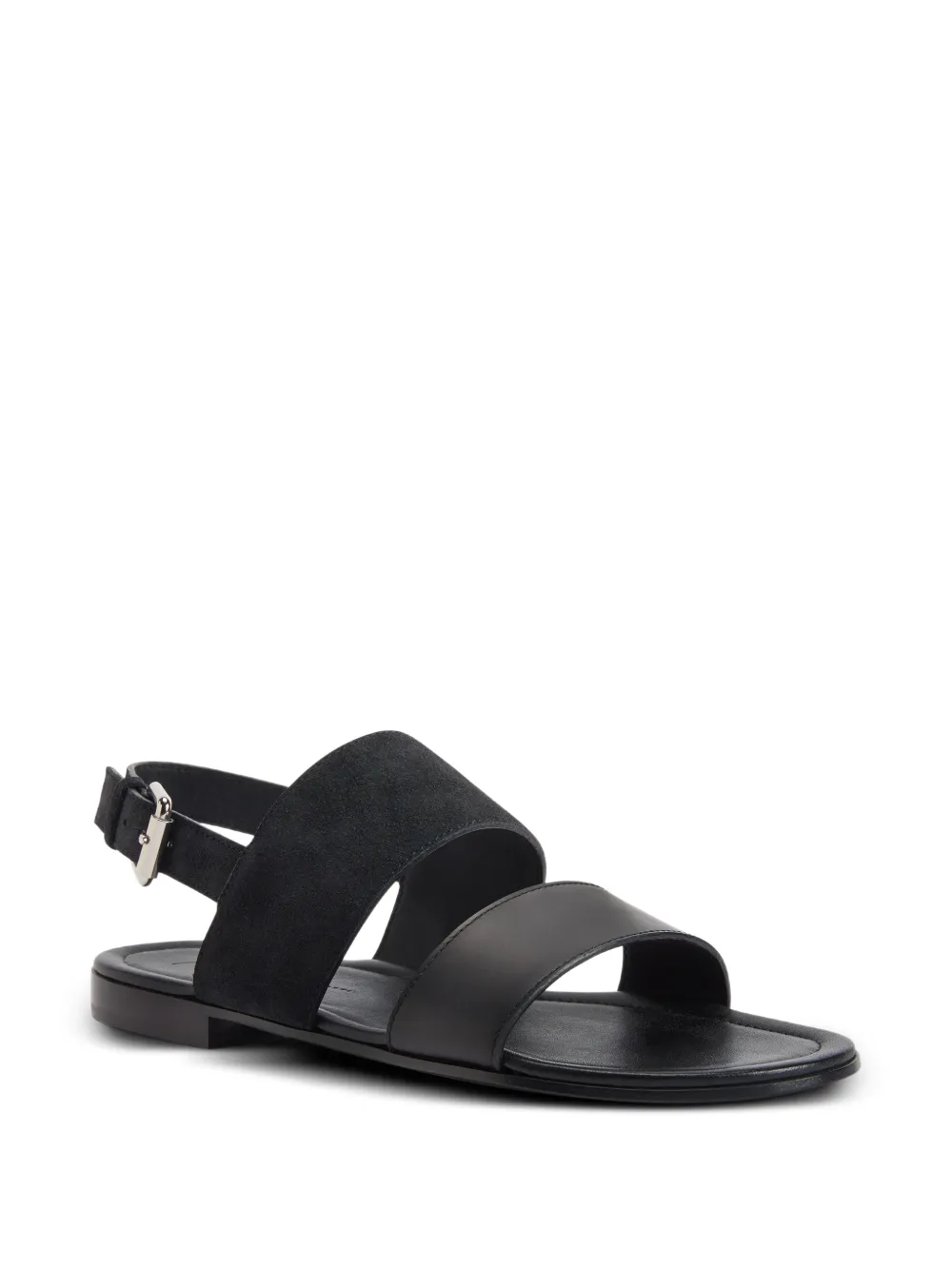 Giuseppe Zanotti Maratea sandalen met dubbele band Zwart