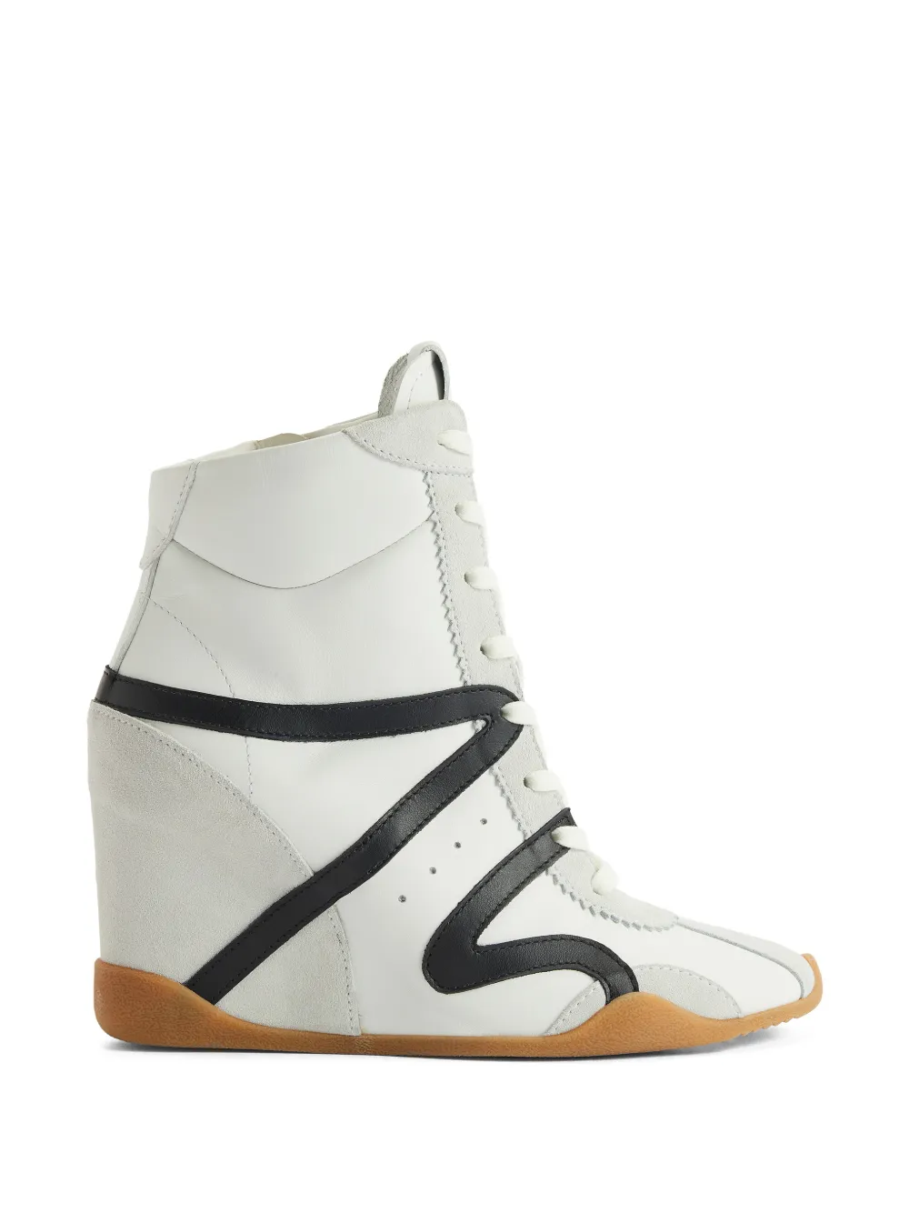 Giuseppe Zanotti Sneakers Top Wedge - Grigio