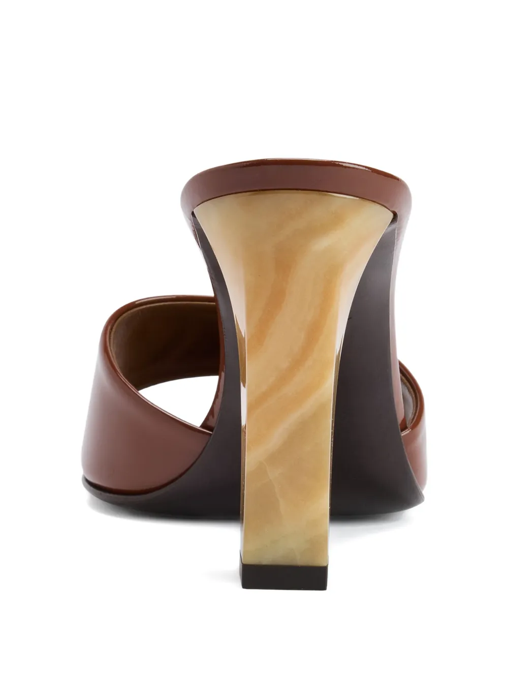 Giuseppe Zanotti Talia sandalen met vierkante neus Bruin