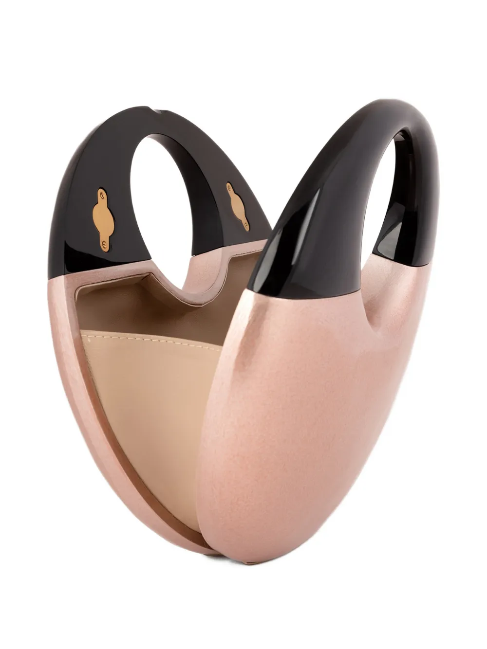 Gemy Maalouf sculptural clutch bag - Roze