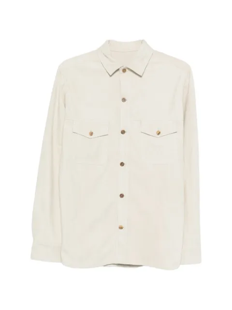 RIFUGIO suede pocket shirt