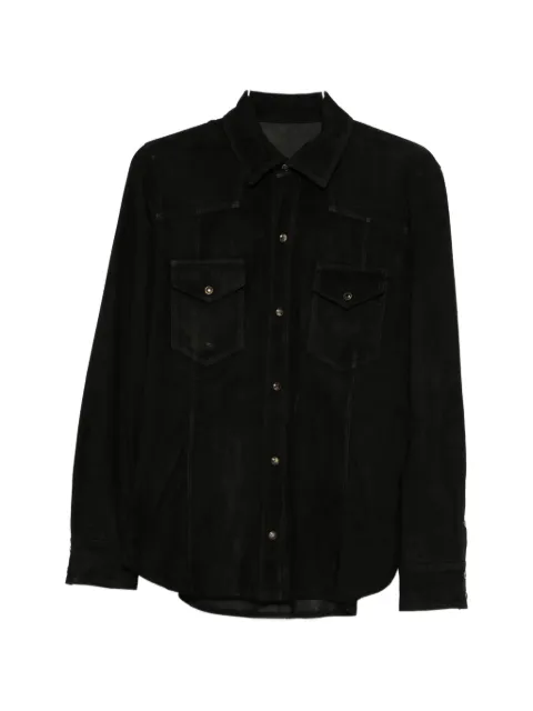 RIFUGIO suede chest pockets shirt