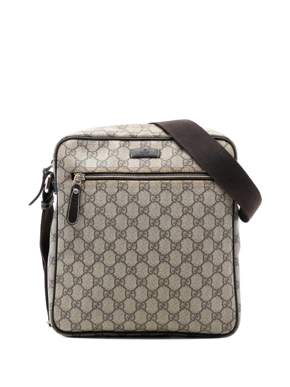 Gucci Pre-Owned 2016-2025 GG Supreme crossbody bag - Marrone
