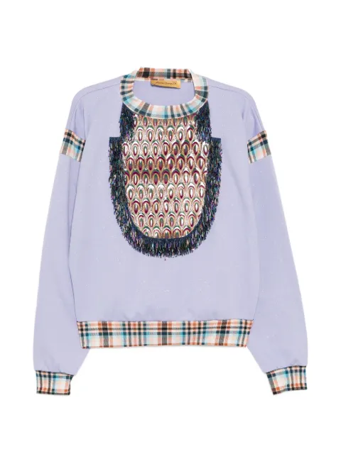 PENULTIMATE bead-embellished sweatshirt
