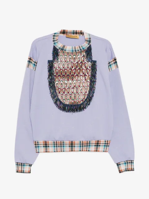 PENULTIMATE bead-embellished sweatshirt