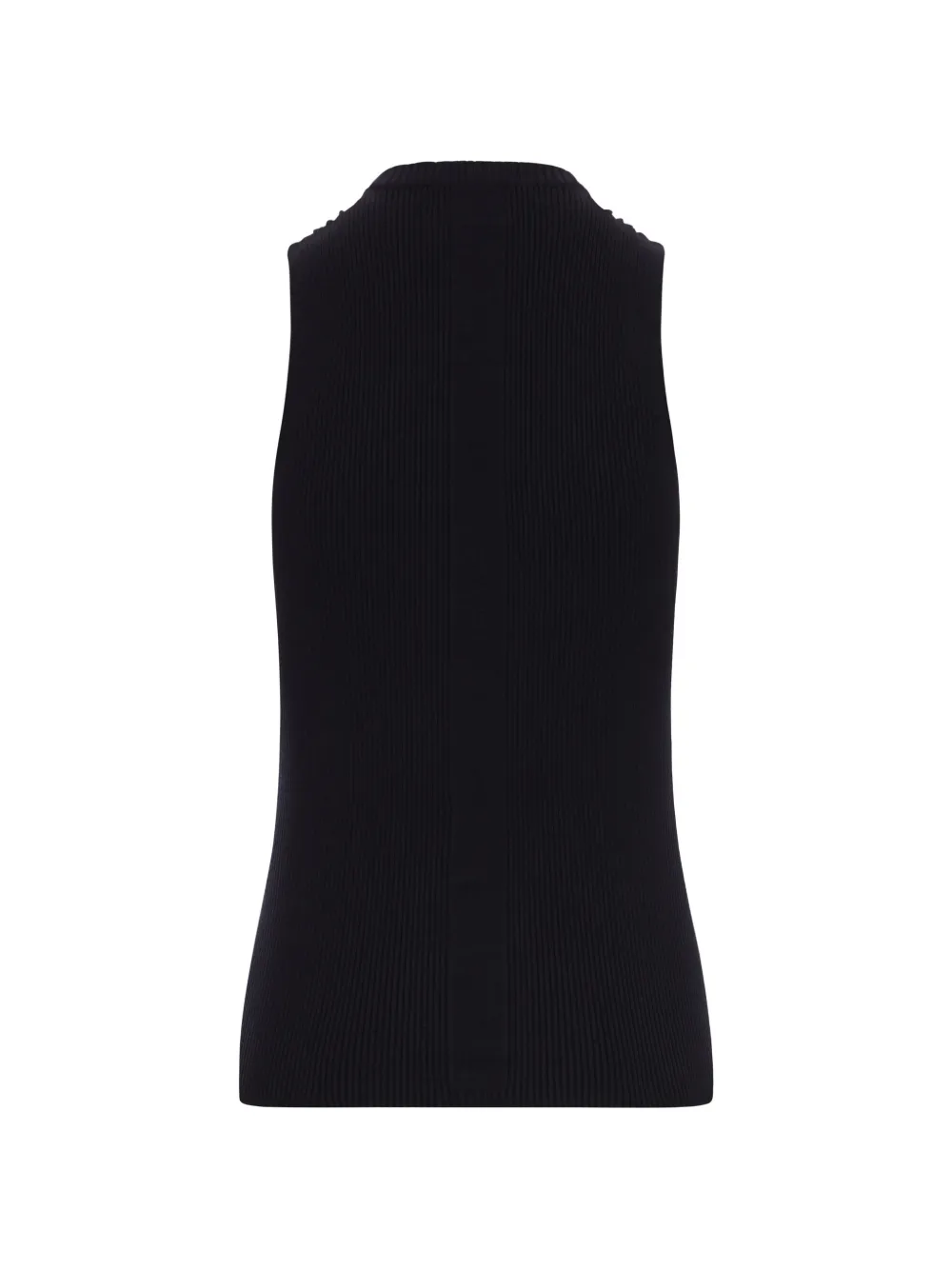 Rick Owens Ribgebreide tanktop Zwart
