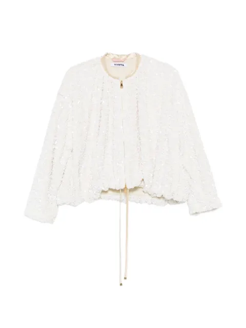 Vivetta sequin zip jacket
