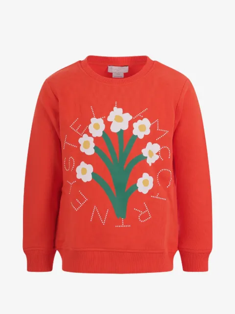 Stella McCartney Kids floral-print sweater