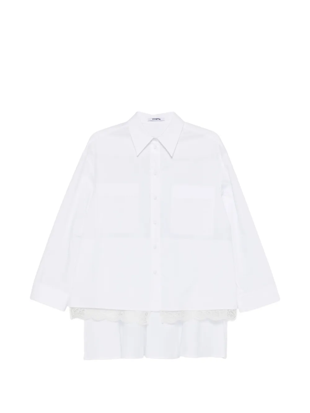 Vivetta pocket lace shirt - Bianco