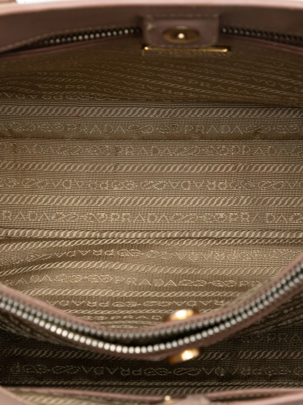 2010-2025 Large Saffiano Lux Galleria Double Zip Satchel
