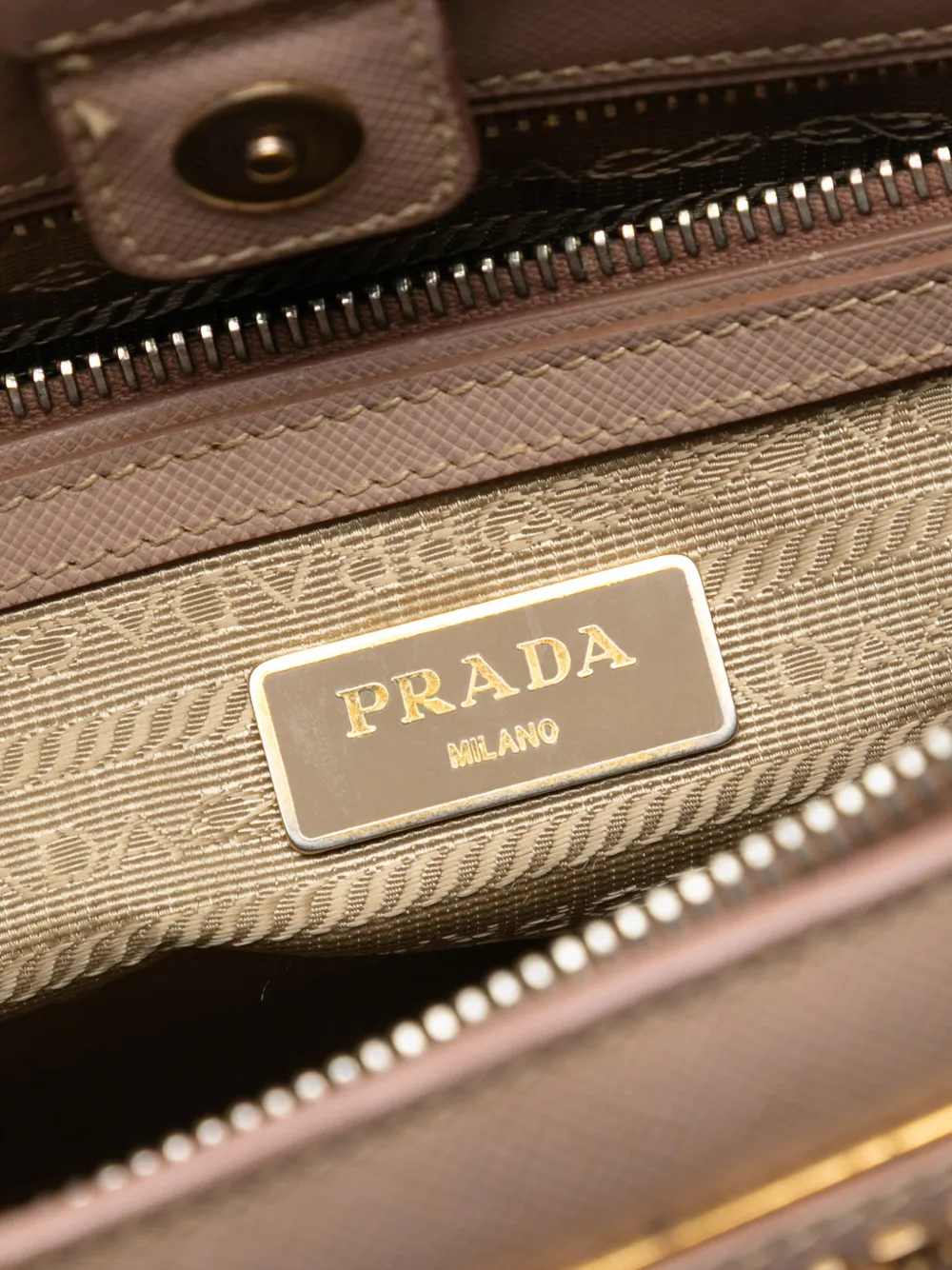 2010-2025 Large Saffiano Lux Galleria Double Zip Satchel