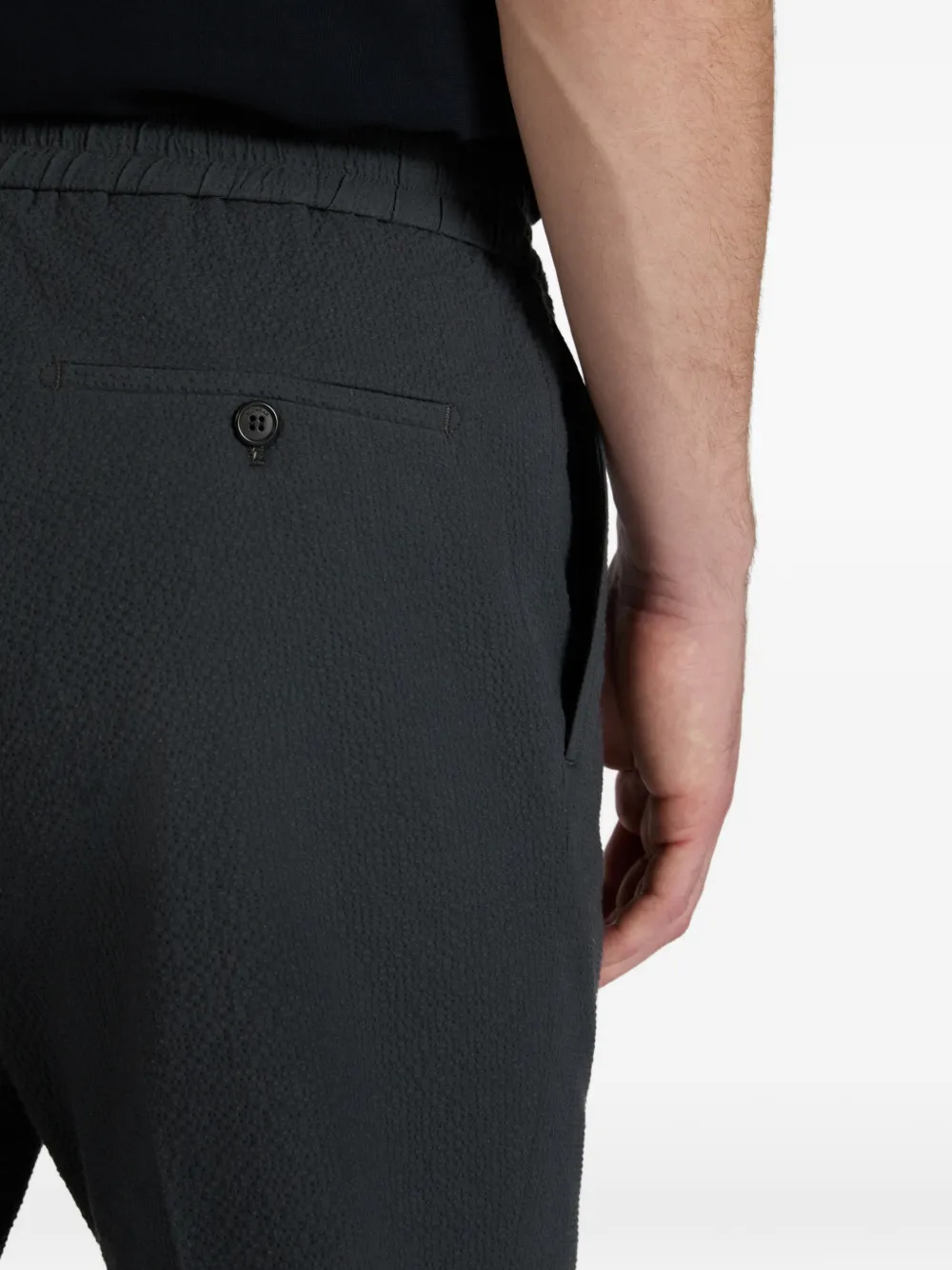 Incotex Broek met trekkoord Grijs
