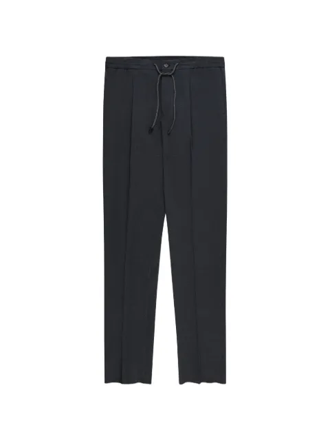 Incotex seersucker drawstring trousers