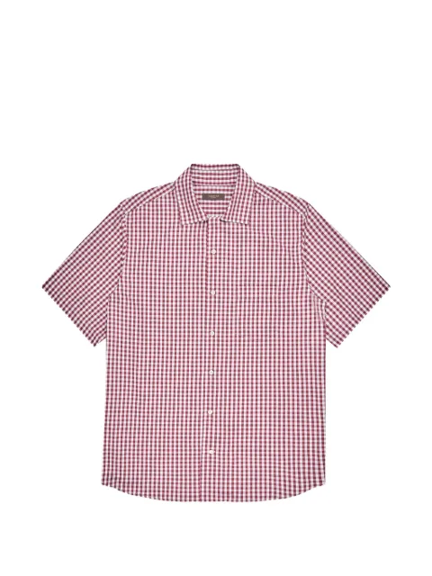slowear checked cotton shirt