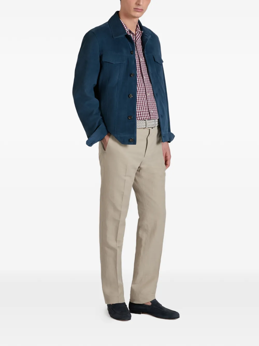 Slowear checked cotton shirt - Rood