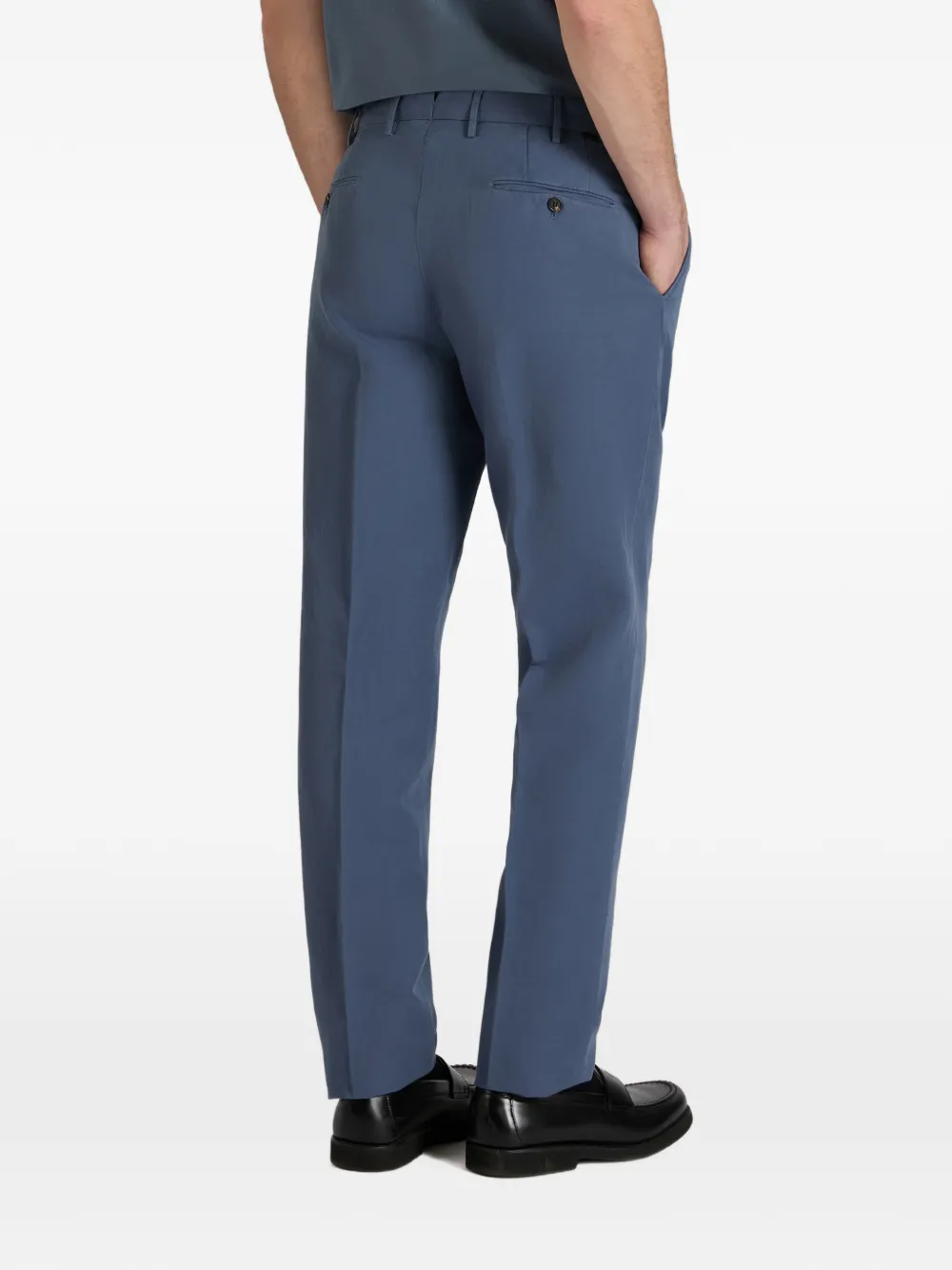 Incotex Chinolino regular-fit broek Blauw