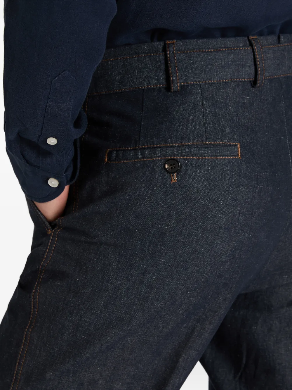 Incotex Straight jeans Blauw