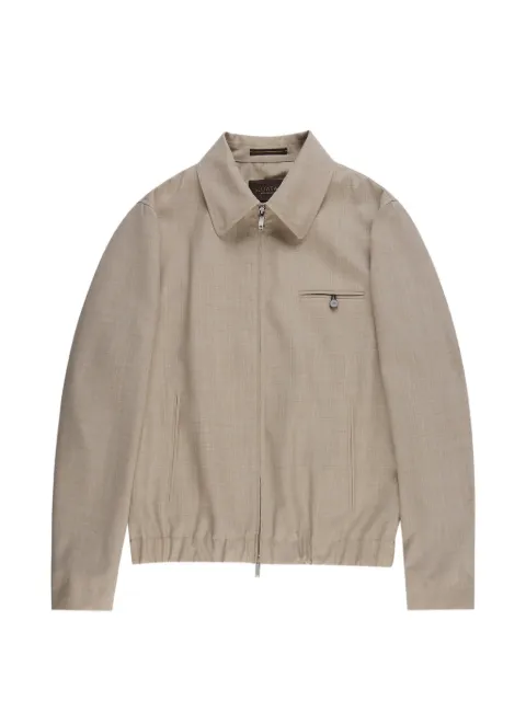 Montedoro Primo zip-up wool bomber jacket