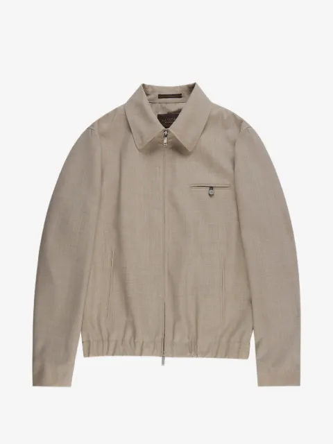 Montedoro Primo zip-up wool bomber jacket