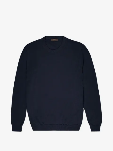 Zanone ribbed crew-neck sweater