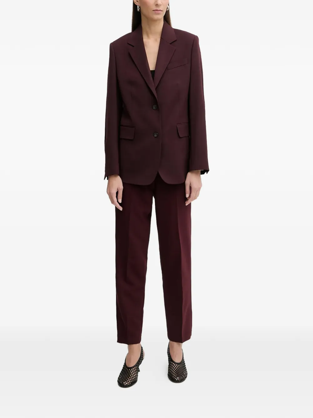 Filippa K Delilah Single-breasted Blazer - Purple 