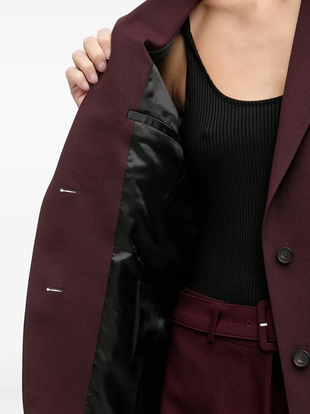 Filippa K Delilah blazer met enkele rij knopen Paars
